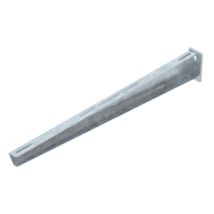 OBO Bettermann – Wand- und Stielausleger 710mm – Stahl – Tragfähigkeit 3kN – 90° Winkel – feuerverzinkt