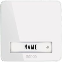 Campanello senza fili 41077 – Trasmettitore Bianco – Raggio d'azione 200m – Protezione IP44 – M-e Modern-Electronics