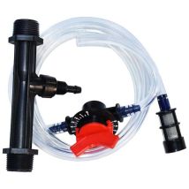 Iniettore Per Irrigazione Di Fertilizzanti G3/4 Filtro Venturi Kit Di Miscelazione Automatica Sistema Di Irrigazione A Goccia Traslucido Tubo Venturi 