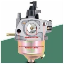 Carburatore Per Motori Mountfield Hp414, Sp414, Hp164, Sp164, M411pd, Rs100 Con Candela E Tubo Carburante