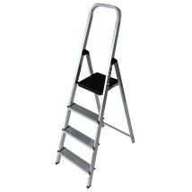 K.office Escalera De Aluminio 5 Peldaños