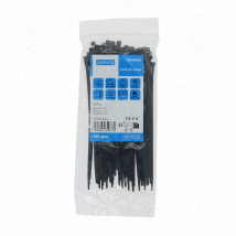 Lot De 100 Colliers De Câble 4.6 X 190mm Noir - Siance