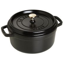 Cocotte Rund, Gusseisen, Schwarz Matt, 12 Cm - Staub