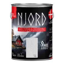 Njord Holzschutzimprägnierung 5L – Flüssig – 2 Schichten – bis zu 16 m²/l – Resistenz gegen Feuchtigkeit, Pilze, Algen