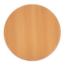 Tavolo Rotondo In Legno Di Faggio, 30 X 600 Mm, Per Cucina, Ristorante, Cafè, Sala Da Pranzo - Bolero