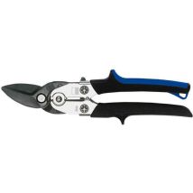 Tijera para cortes rectos cortos y curvos – Acero forjado – Mango de plástico – Longitud de corte 4 cm – Peso 0,49 kg