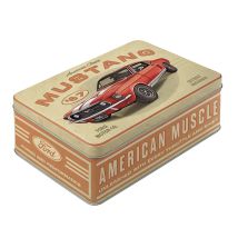 Maxi Boîte Métal Vintage Ford Mustang American Muscle
