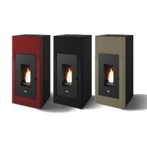 Estufa De Pellets Hydro Punto Fuoco Ilaria 17,5 Kw Tortora