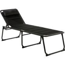 Sdraio Travellife Barletta Nero 2 Metri Alluminio