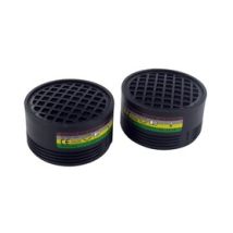 Lot De 2 Cartouches Filtrantes Universel Avec Fixation À Vis Pour Notre Masque Dmprusf-01 - Norme En141 - En143 - En14387
