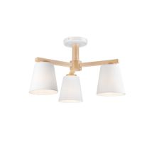 Lamkur Lighting - Lamkur Ellie Multi Arm Halbbündige Deckenleuchte Weiß, 3x E27