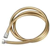 Tubo Flessibile Per Doccia In Pvc Dorato Di Qualità, 150 Cm, Per Doccetta Con Filettatura Standard Per Vasca Da Bagno E Doccia, 1 Pz.