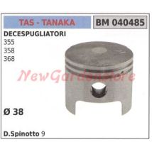 Pistón desbrozadora 38 mm – Diámetro del pin 9 mm – Código original 040485 – Tanaka