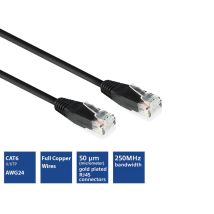 Eminent - Netzwerk-patchkabel U/utp Cat6 / 2 M / Schwarz / M-m