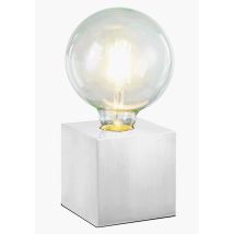 Lampe de table – 50240107 – Lampe à poser métal blanc E27 – Hauteur 10 cm – Nino