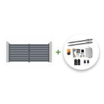 Casanoov - Pack Puerta Batiente Automática 4m Vogel 400 X 140 Cm + Motor Tanker B250