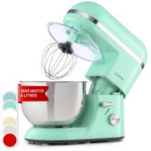 Klarstein Stand Mixer, 5l Food Mixer For Baking With Bowl, 2000w Cake Mixer W/ Beater, Dough Hook, Whisk & Mixing Bowl, 6 Speed Planetary Rotation 