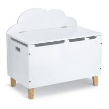 Zeller Present - Spielzeugkiste Aus Holz Wolke, Sitzbank, 60 Cm