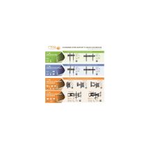 Supporto Da Parete Inclinabile/orientabile Per Schermi Da 32 A 70 - H3270-3a - Mbg France