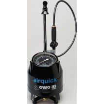 Standfüllmesser airquick geeicht – 6 Liter – 0-10 bar – Manometer-Durchmesser 160 mm – Stahl – G 1/2a – 8270 g