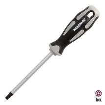 Destornillador Torx Inviolable Acero S2 Mango Tpr Bimaterial. Medida T40 X Ø 8,0 X 125 Mm.