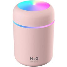 Zxpasra - Humidifier, Mini Ultrasonic Humidifier With 2 Adjustable Mist Modes, Portable Usb Humidifier For Car, Home, Office, Bedroom, Pink