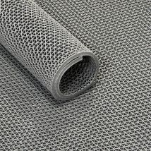 Ultra Grip Rastermatte - Meterware - Grau - Breite 120 Cm