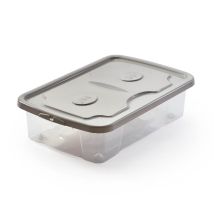 Contenitore storage 59x39x16 cm 23,5 litri in polipropilene e ABS con coperchio e ruote – Mazzei