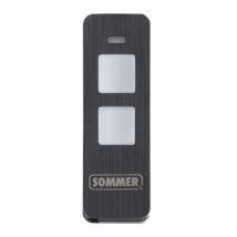 Sommer – Pearl Twin Garage Door Remote Control – 868MHz Frequency – 2-Channel Rolling Code – 50-140m Range – CR2032 Battery