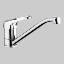 Monocomando Lavello Cucina M1 Canna Bassa Girevole - Cromo