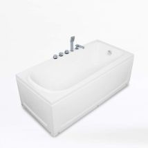 Bañera De Esquina, Color Blanco, Diseño Moderno Fiberglass Design Ozone