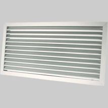 Grille De Retour À Ailettes Fixes 45° 500x150 Mm