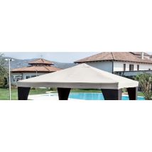 TOP ABDECKUNG FÜR GAZEBO 3X3 – Polyester 160 g/m² – Beige