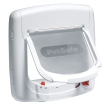 Pet Mate - Staywell Magnetically Operated 400 Catflap Wht - 3770