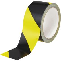 Foltec Warnband gelb/schwarz 50mm x 33m – K509 – 0,15mm – Economy