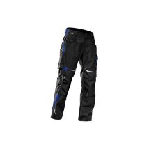 Kubler – Pantalone da Giardinaggio Nero/Blu Taglia 52 – 65% Poliestere, 35% Cotone – Rinforzi in CORDURA