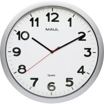 Maul 9054195 Quarz Wanduhr 40 Cm X 400 Mm X 35 Mm X 48 Mm Silber