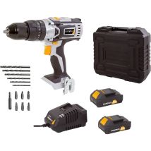 Trapano Con Percussione 18v Con 2 Batterie - Massima Potenza