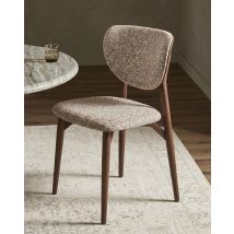 Mello - Lot De 2 Chaises En Bois Et Tissu