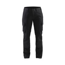 Arbeits-hose Industrie Stretch Damen 7106 – Schwarz L – Fr(44) – Se(c42) – Kurz