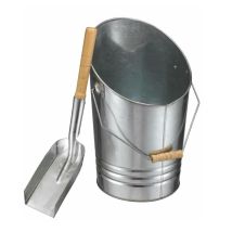 Facilitys - Ascheeimer Und Schaufel Aus Verzinktem Metall