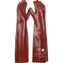 Guantes de protección para químicos CTRE Pirat Chemics Tamaño 10 – Recubrimiento de palma de inmersión total – Resistencia a aceites y líquidos