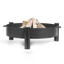 Cookking - Stahl Feuerschale Haiti Ø 60cm Schwarz Ø 68x30 Cm