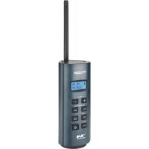 Radio da cantiere Worktube WTB – DAB+ e FM, 10 memorie, ingresso AUX, altoparlanti neodimio, ricaricabile, resistente a pioggia – PERFECTPRO