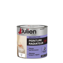 Julien Peinture Radiateur Glycéro Blanc Mat 0,5 L
