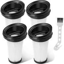 Pack De 4 Filtros De Repuesto Para Aspiradora Rowenta X-pert 3.60 X-pert 160 Rh72xxx Rh6921wo Rh6933wo Rh6971wo Rh6974wo Zr005202,debuns