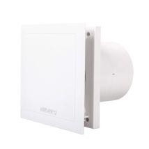Qt120t Aspiratore Bagno Con Avvio Automatico E Timer Regolabile – 125mm/5 Condotto, Made In Germany, Certificato Quietmark 32 Db, 2 Velocità Fino A 47