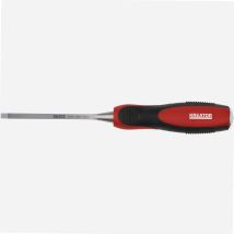 Cincel de madera 6 mm – Acero de cromo y vanadio – Mango ergonómico de goma – Kreator