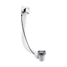 Buyaparcel - Easy Clean Chrome Click Clack Popup Turn Button Bath Waste Clicker With Overflow
