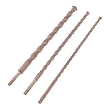 Am-tech - Set Di Punte Per Trapano Sds, 12/16/24 Mm, Lunghezza 450 Mm, 3 Pezzi